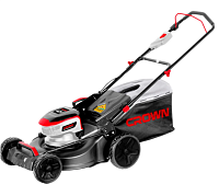 Газонокосилка аккумуляторная 40В, 460мм, 55л ( 20В2 4Ач, ЗУ) CROWN CT29019HX-4