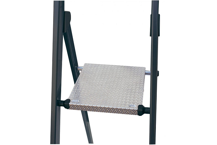 Стремянка  5 ступеней (1,05м) алюминиевая, лоток, крюк, анодиров. покрытие, ступени 80мм MONTO SePro S (гарантия 5 лет)