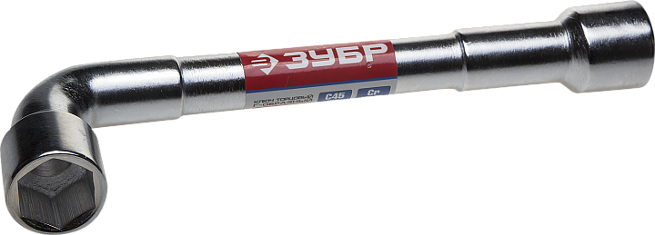 Ключ торцевой 24х24мм двусторонний изогнутый ЗУБР МАСТЕР