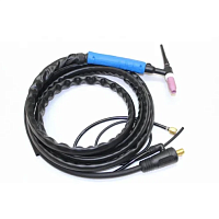 Сварочная горелка TIG WP-17, 8м (DC-150A/2pin/ОКС+М12х1)