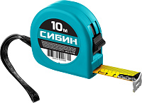 Рулетка 10м х 25мм Сибин