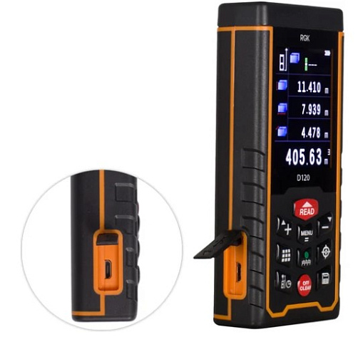 Дальномер лазерный 120м RGK D120 с видоискателем (Госреестр 87359-22)