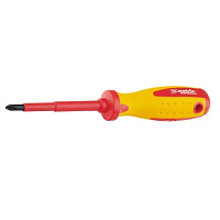 Отвертка диэлектрическая PH2*100мм MATRIX INSULATED