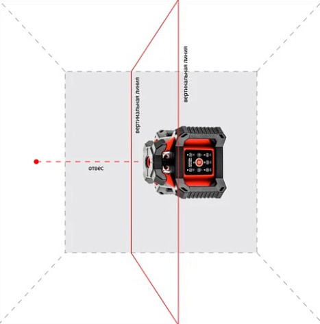 Уровень лазерный 500м ADA Rotary 500HV Servо