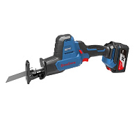 Пила сабельная аккумуляторная 20В ход 32мм (2х5,0Ач, ЗУ, кейс, полотно, б/щ) DongCheng DCJF32(TYPE F