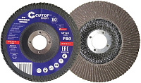 Круг лепестковый торцевой КЛТ 125х22мм  з.80 CUTOP
