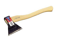 Топор кованный, в сборе, 600/850 г, деревянное топорище, 350 мм, Б1, (Труд) г. Вача Россия