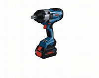 Гайковерт аккумуляторный ударный BOSCH GDS 18V-1050 H (3/4", 1050Нм, 18В, 2х5,0Ач и ЗУ)