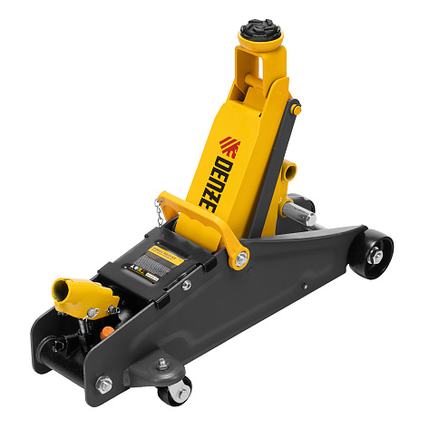 Домкрат гидравлический подкатной   2,8т (135-385мм) Denzel