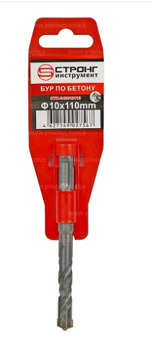 Бур SDS-plus 10 х 110/50мм STRONG квадро