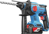 Перфоратор аккумуляторный SDS+ 20В,  2,1Дж (2х4,0Ач, ЗУ, сумка, б/щ) DongCheng DCZC22(TYPE BM)