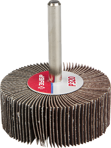 Круг лепестковый с оправкой КЛО 50х20х6мм з.320 ЗУБР