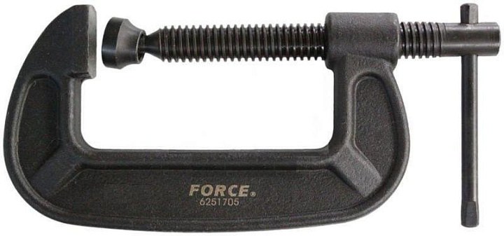 Струбцина G-образная  125мм FORCE