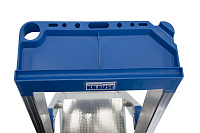 Стремянка  4 ступени (0,95м) алюминиевая, лоток, крюк STABILO (гарантия 10 лет)