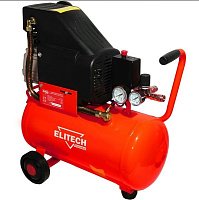Компрессор   240 л/мин Elitech КПМ 300/24 коакс.масл. (24л; 1,8кВт; 220В; 8бар) Промо