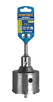 Коронка твердосплавная в сборе SDS-plus d 75мм ПРАКТИКА