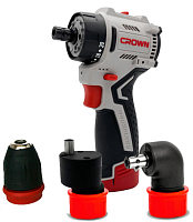 Дрель аккумуляторная  45Нм, 12В (2х2,0Ач, ЗУ) б/щ CROWN CT21129HQX-2 BMC (6)
