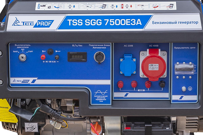 Электростанция бензиновая TSS SGG 7500Е3A