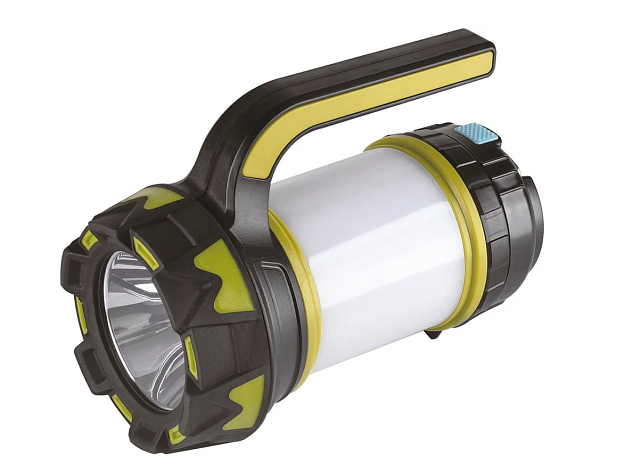 Фонарь аккумуляторный прожектор. 5Вт, USB2.0, MicroUSB черн/зеленый Camelion LED5124