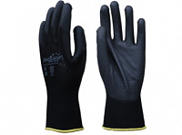 Перчатки МикроПол TRU-12 черные (нейлон,п/у) р. (L) Manipula