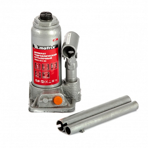 Домкрат гидрав. бутыл.   2т (158-308мм) MATRIX (Сталь коррозийностойкая)