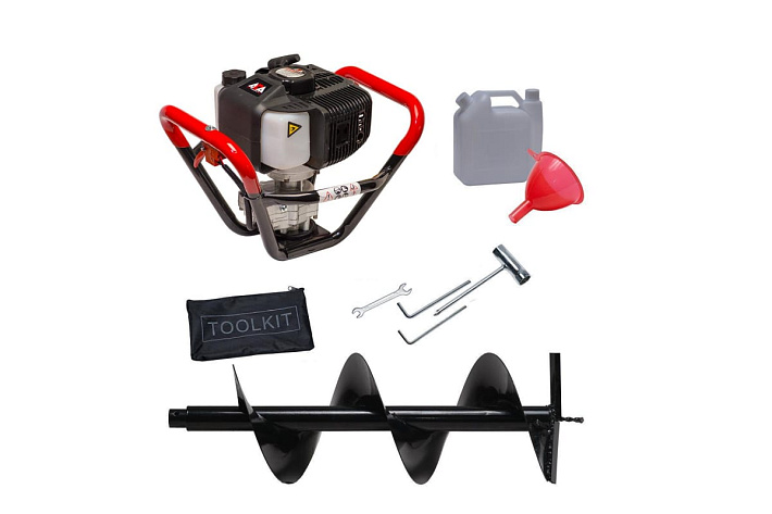 Мотобур до 200мм, 2,5л.с. ADA GroundDrill-2 + шнек 150х800мм (2Т)