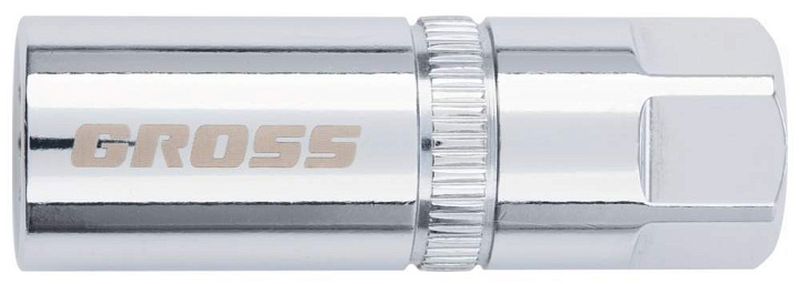 Головка свечная 1/2" 14мм GROSS магнитная