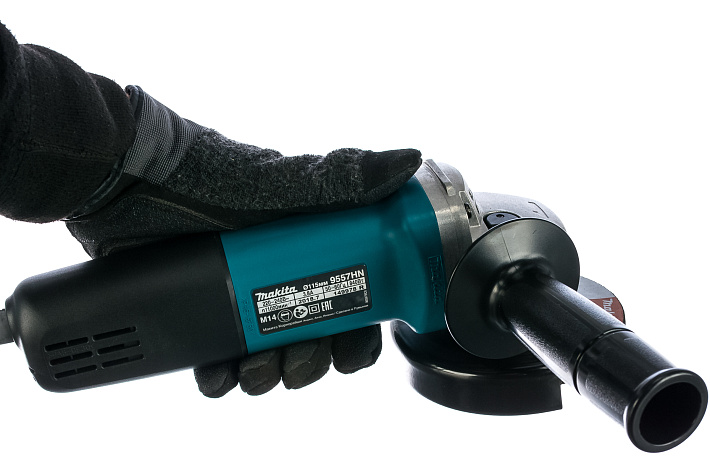 Угловая шлифовальная машина Makita 9557HN (d115/125, 840Вт)