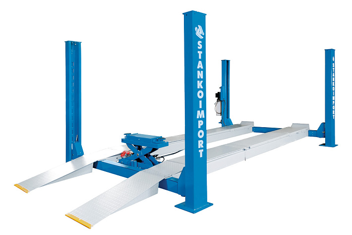 Подъёмник 4-х стоечный под сход-развал 5.5т 380В ПГ4-5.5 (М)