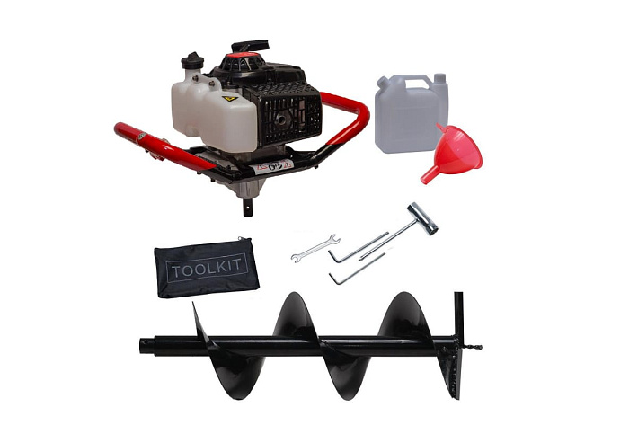 Мотобур до 250мм, 3,3л.с. ADA GroundDrill-7 + шнек 250х800мм (2Т)