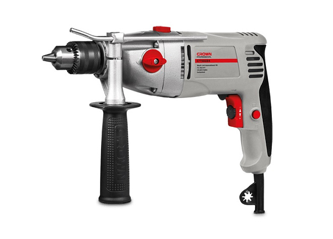 Дрель CROWN CT10034 (1050Вт, ударная, п/п, р/о)