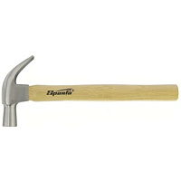 Молоток-гвоздодер, 450 г, боек 27 мм, деревянная рукоятка// Sparta
