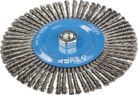Щетка для УШМ дисковая витая d 200хМ14мм ЗУБР