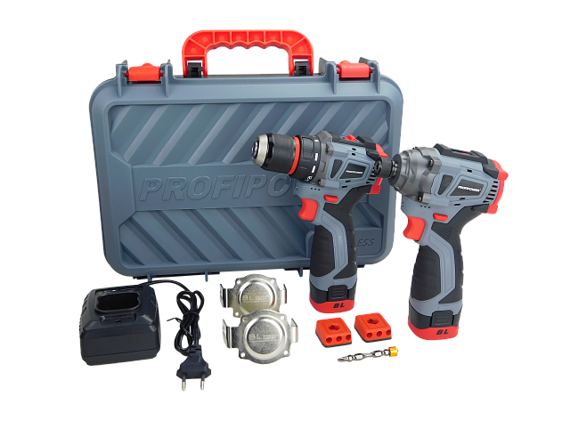 Набор инструментов 2в1 ProfiPower (гайковерт BL-162, шуруповерт BL-161, 16В, 2х2,0Ач, З/У) б/щ  