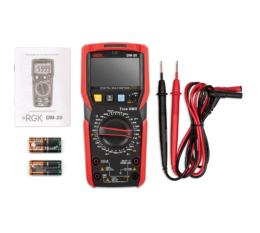 Мультиметр RGK DM-20 (Госреестр: 81409-21) 