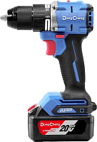 Дрель аккумуляторная  60Нм, 20В (2х2,0Ач, ЗУ, кейс, б/щ) DongCheng DCJZ2060(TYPE AM)