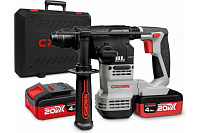 Перфоратор аккумуляторный   20В,  2,3Дж CROWN CT28001HX-4 BMC (2х4,0Ач) п/п