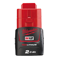 Аккумулятор 12,0 В 2,0 Ач Li-ion Milwaukee