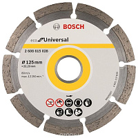 Диск алмазный 125х22,2х1,7мм сегментированный сухой рез ECO Universal BOSCH ас