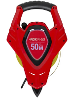 Рулетка  50м х 13мм RGK R50 с поверкой (Госреестр 75296-19)