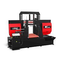 Станок ленточнопильный двухопорный (● и ■ 600мм, ▬ 600мм) MetMachine LS5565 (полуавтомат)
