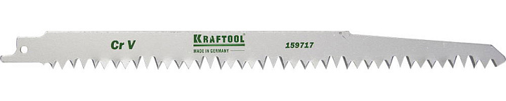 Пилки для сабельной пилы по дереву S 1531 L KRAFTOOL 210мм (зуб 6,5мм) быстрый рез, сырое дерево