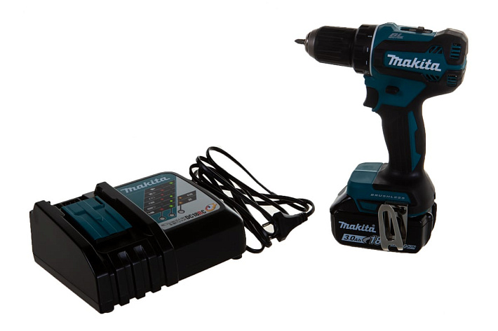 Дрель аккумуляторная Makita DDF485RF (50Нм, 18В, 1х3,0Ач, ЗУ)