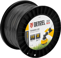 Леска 2,0мм х251м квадрат двухкомпонентный Denzel EXTRA CORD блистер НОВИНКА
