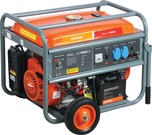 Электростанция бензиновая Кратон GG-5500EM
