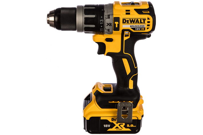 Дрель аккумуляторная DeWalt DCD796P2 (70Нм, 18В, 2х5,0Ач, ударная)