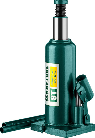 Домкрат гидрав. бутыл.   8т (228-447мм) KRAFTOOL KRAFT-LIFT 