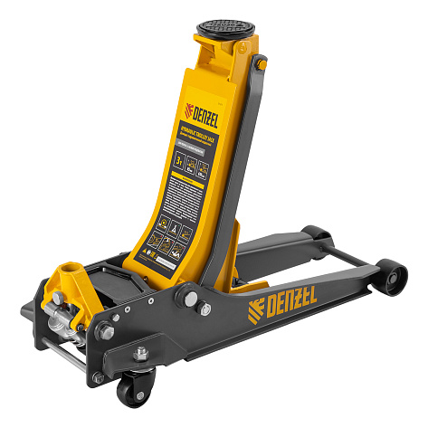 Домкрат гидравлический подкатной  3т (85-610мм) Denzel