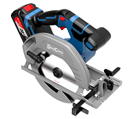 Пила дисковая аккумуляторная 185х20мм (20В, 1х4,0Ач, ЗУ, пропил 65мм) б/щ DongCheng DCMY02-185(TYPE