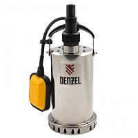 Насос погружной дренажный Denzel DP600X (600Вт, 220В, 8500л/ч, подъем 7,5м)
